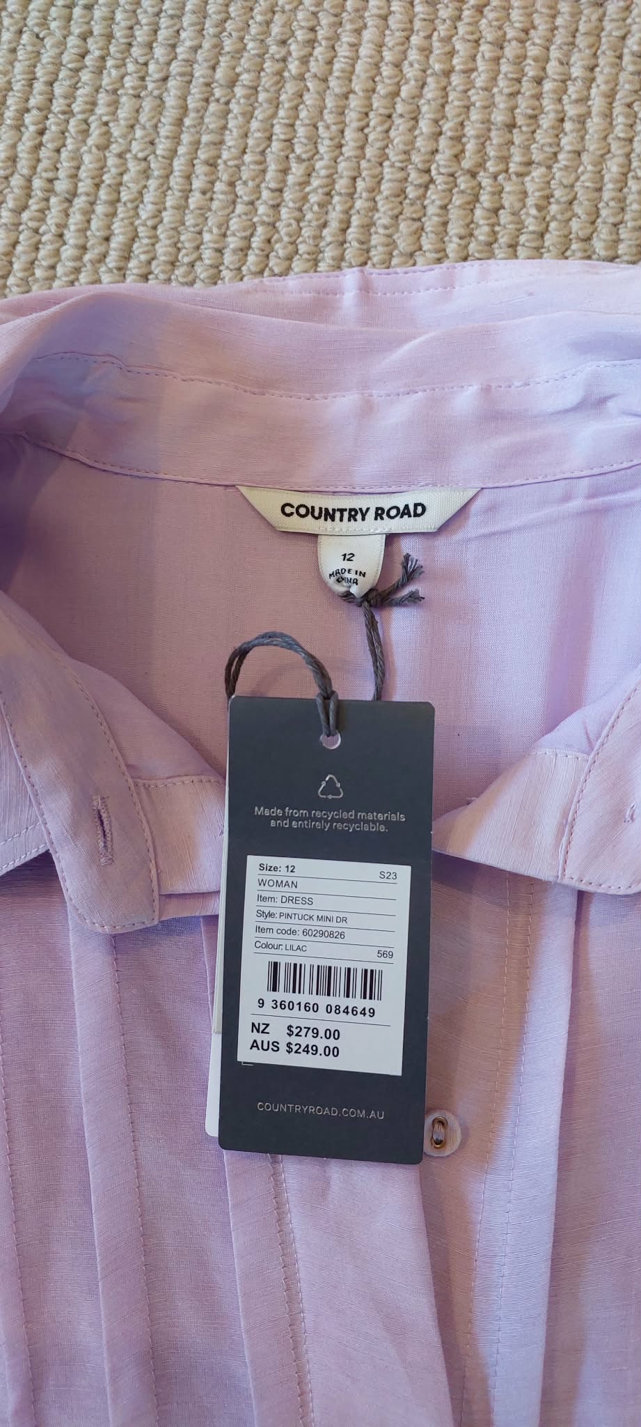 Country Road Dress - Size 12 - New