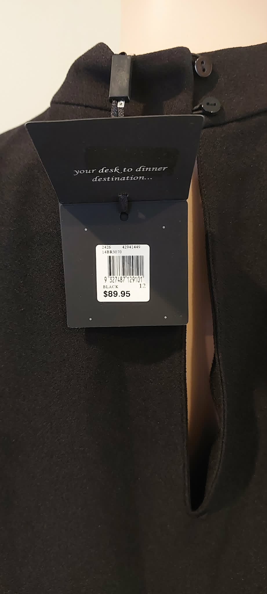 Basque dress - Size 12 - NEW
